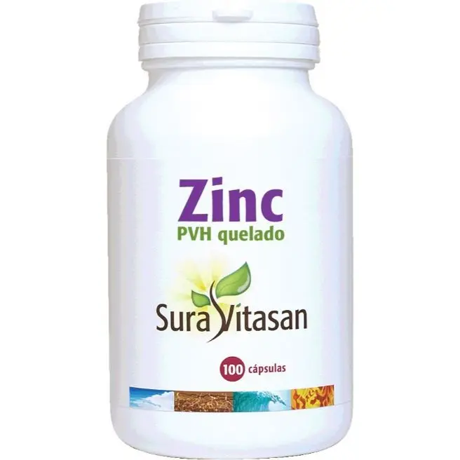 ZINC PVH QUELADO 25 mg 100 Caps