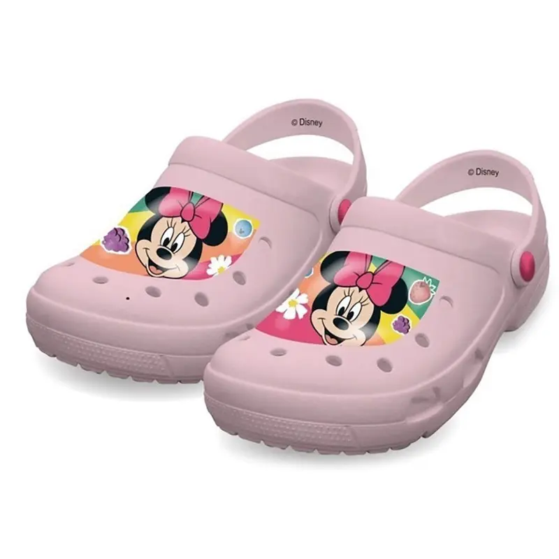 Zuecos de goma infantiles Minnie Mouse talla 28/29