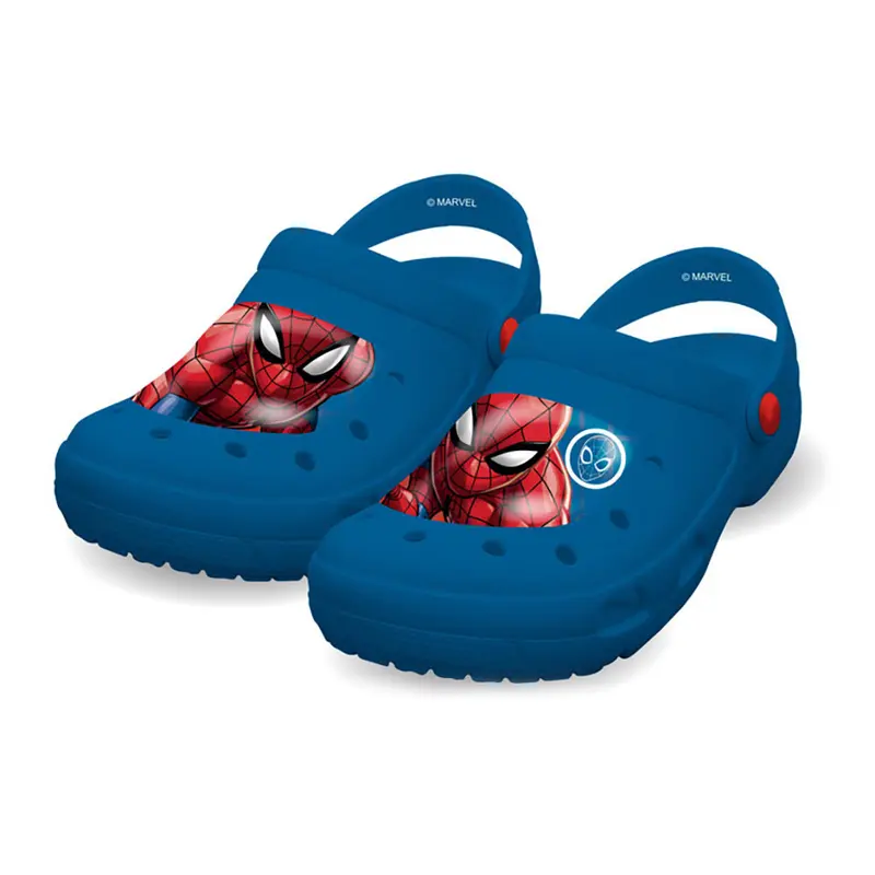 Zuecos de goma infantiles Spiderman talla 32/33