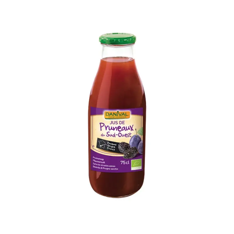 ZUMO DE CIRUELAS SIN AZUCAR BIO 750 ml